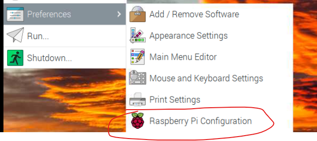 Preferences-Raspberry Pi Configuration