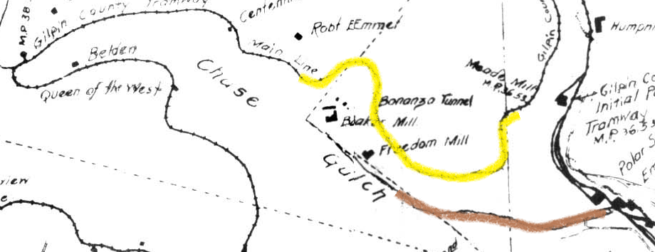 Chase Gulch Gilpin Map