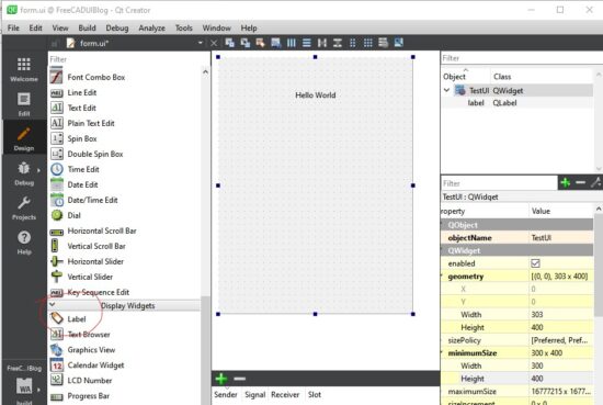 How To Create A User Interface For Your FreeCAD Python Scripts