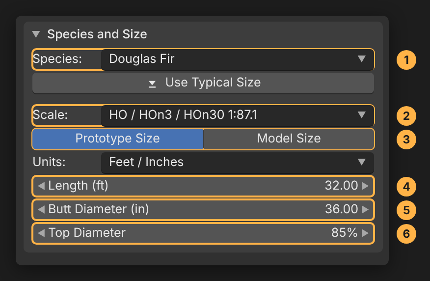 log-generator-ui-species-size